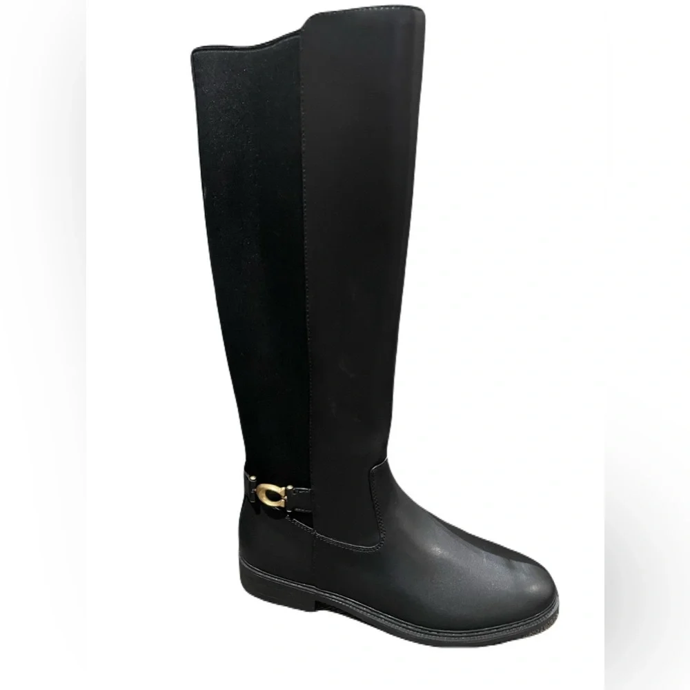 Coach Black Over the Knee Boots - Picture 13 of 14